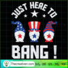Just Here To Bang Gnomes SVG, Gnomes SVG, 4th July SVG