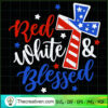 Red White Blesses SVG, 4th of July SVG, Patriot Day SVG 3 1369 copy