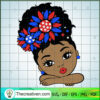 Black Girl 4th of July SVG, Black Girl SVG, Patriot Day SVG 2 1365 copy