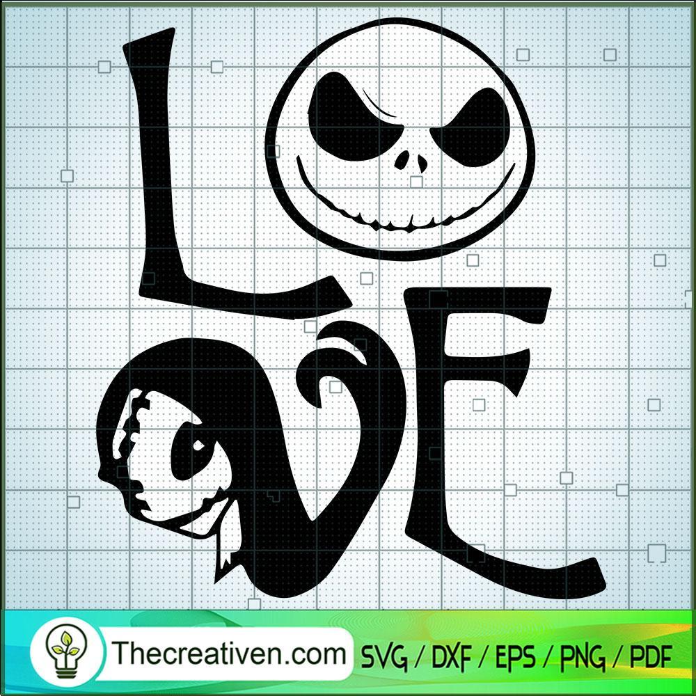 Jack Love Sally SVG, The Nightmare Before Christmas SVG, Halloween SVG 1 Jack Love Sally SVG, The Nightmare Before Christmas SVG, Halloween SVG