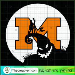Jack And Sadly Michigan Halloween SVG, Oogie Boogie SVG, Halloween SVG