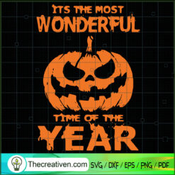 It's The Most Wonderful Time of The Ye SVG Cut File fo Design 53181