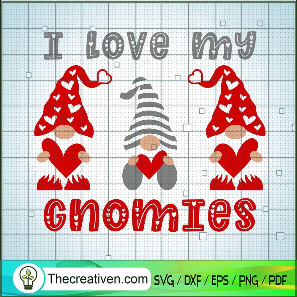I Love My Gnomies SVG, Gnomes Heart SVG, Valentine SVG 1 I Love My Gnomies SVG, Gnomes Heart SVG, Valentine SVG