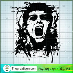 Zombie Face SVG, Scary SVG, Halloween SVG