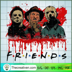 Jason, Freddy And Michael SVG, Horror Characters SVG, Halloween SVG