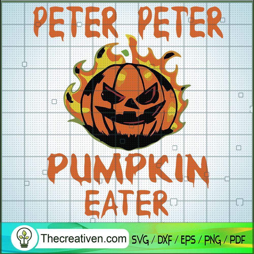 Peter Peter Pumpkin Eater SVG Cut File for Cricut & Silhouette 1 Peter Peter Pumpkin Eater SVG Cut File for Cricut & Silhouette