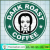 Wednesday Addams Dark Roast  SVG Cut File for Cricut