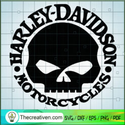 Harley-Davidson Logo SVG, Motorcyles SVG, Skull Logo SVG