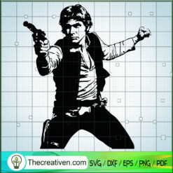 Han Solo SVG, Star Wars SVG, Characters SVG