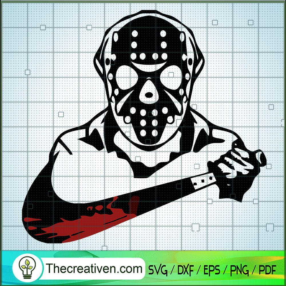 Jason Voorhees Take Nike Knife SVG Cut File for Cricut & Silhouette 1 Jason Voorhees Take Nike Knife SVG Cut File for Cricut & Silhouette