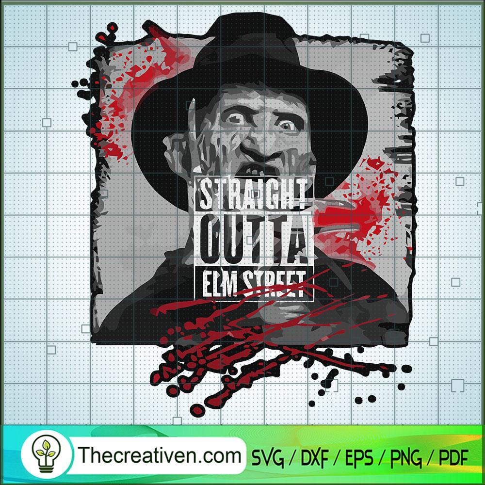 Straight Outta Elm Street SVG, Freddy Krueger SVG, Horror Movie SVG 1 Straight Outta Elm Street SVG, Freddy Krueger SVG, Horror Movie SVG