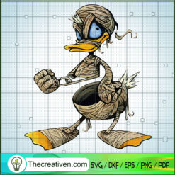 Horror Donald Duck SVG, Disney Donald Duck SVG, Halloween SVG
