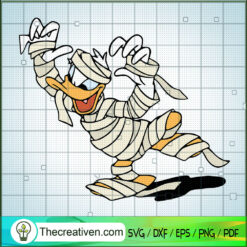 Mummies Donald Duck Halloween SVG, Halloween SVG, Walt Disney SVG