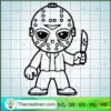 Jason Voorhees Chibi Characters SVG Cut File for Cricut & Silhouette