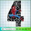 Four Happy Birthdays Spiderweb SVG, Spider Man SVG, Marvel SVG