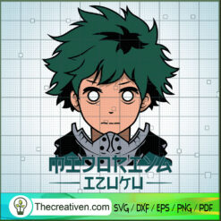 Izuku Midoriya Art SVG, My Hero Academy SVG, Midoriya SVG