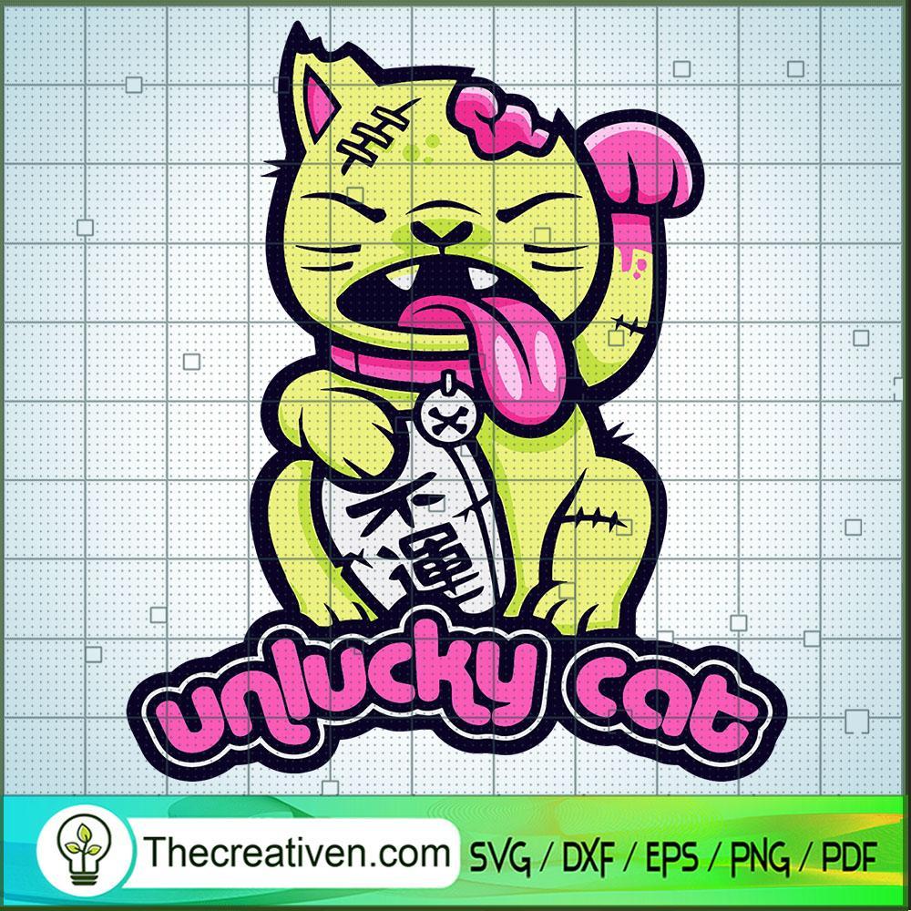 Unlucky Cat SVG, Cat Horror SVG, Halloween SVG 1 Unlucky Cat SVG, Cat Horror SVG, Halloween SVG