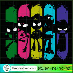 Teen Titans Shadow SVG, DC Comics SVG, Cartoon SVG