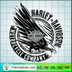 Motorcycle Cycles Harley Davidson SVG Cut File for Cricut & Silhouette