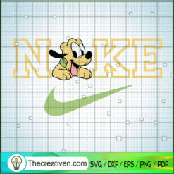 Nike Pluto SVG, Disney Pluto SVG, Nike Brand SVG