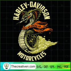 Harley Davidson Motorcycles SVG, An American Legend SVG, American SVG