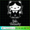 Hello Wednesday SVG, Hello Kitty Horror SVG, Halloween SVG