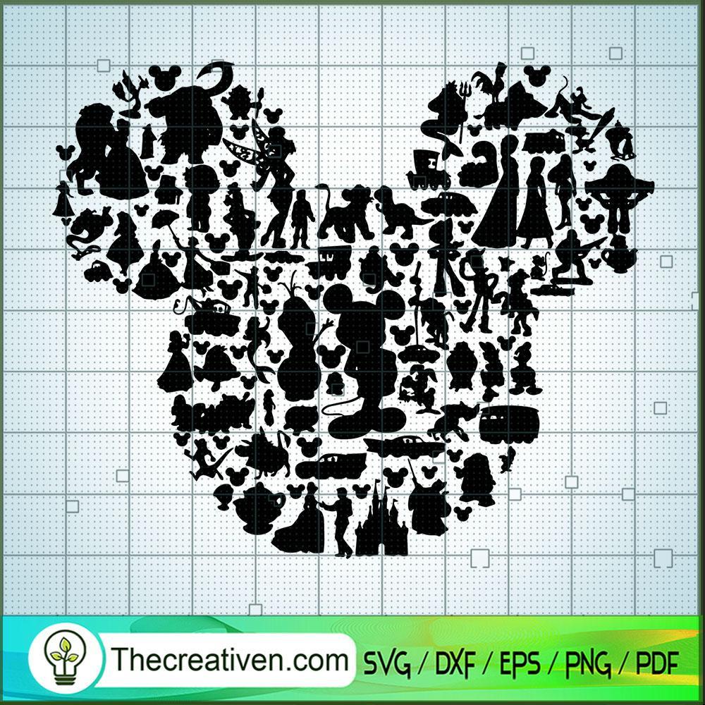 Mickey Disney Characters SVG, Disney Mickey SVG, Disney SVG 1 Mickey Disney Characters SVG, Disney Mickey SVG, Disney SVG