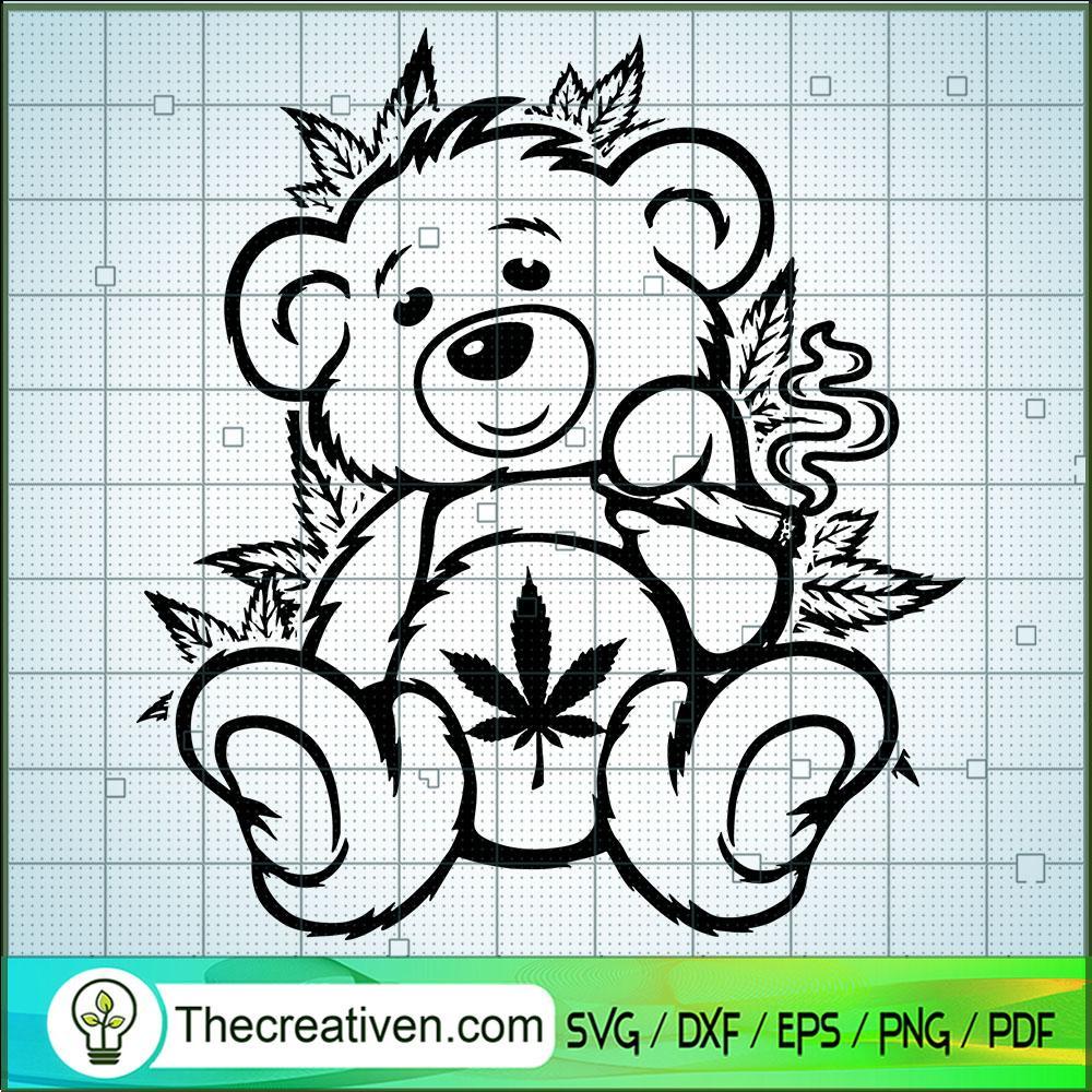Teddy Smoke Weed SVG, Teddy Bear SVG, Cannabis SVG 1 Teddy Smoke Weed SVG, Teddy Bear SVG, Cannabis SVG