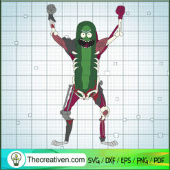 Rick And Morty Zombie SVG, Rick And Morty Characters SVG, Cartoon SVG
