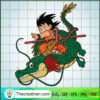 Goku Ride a Dragon SVG, Goku SVG, Dragon Ball Z SVG
