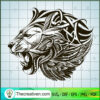 The Lion Pattern SVG, Lion King SVG, Lion Head SVG