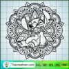Stitch Floral SVG, Stitch SVG, Flower Pattern SVG