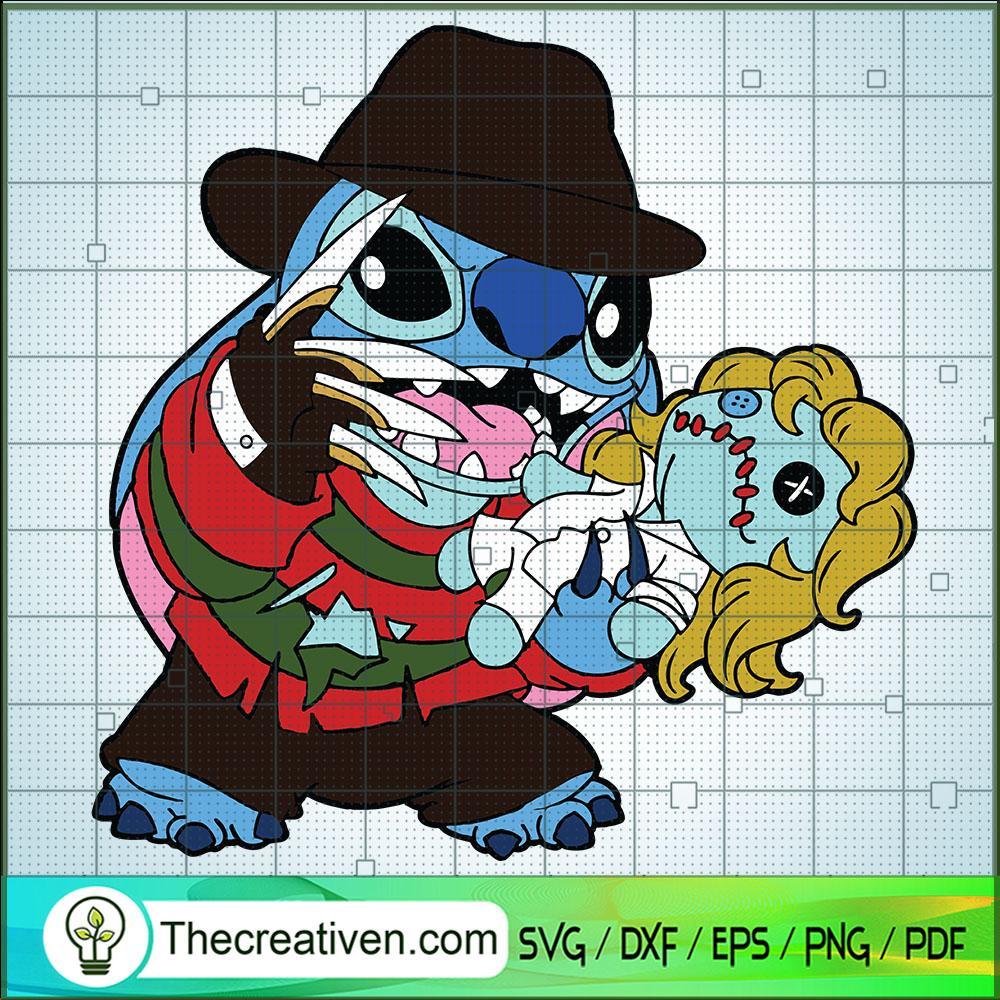 Freddy Krueger Stitch SVG, Horror Stitch SVG, Halloween Characters SVG 1 Freddy Krueger Stitch SVG, Horror Stitch SVG, Halloween Characters SVG