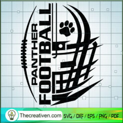 Panther Football SVG, Rugby Sport SVG, Panther Team SVG