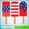 Red White Blue Color SVG, USA Flag SVG, Ice Creams SVG