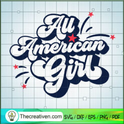 Au American Girl SVG, American SVG, Slogan SVG