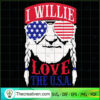 I Willie Love The USA SVG, Willie Nelson SVG, American SVG