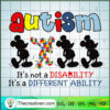 Autism It's Not A Disability It's A Di SVG Cut File fo Design 50733 3 106 copy