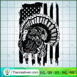 USA Turkey SVG, USA Flag SVG, Turkey Thanksgiving SVG