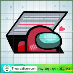 Red Among Us Vent Hole SVG, Game SVG, Among Us SVG