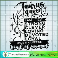 Taurus Queen SVG Cut File for Cricut & Silhouette