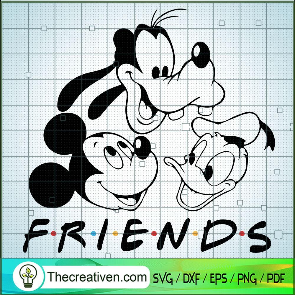 Friends Disney SVG Cut File for Cricut & Silhouette 1 Friends Disney SVG Cut File for Cricut & Silhouette