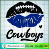 Cowboys Lips SVG Cut File for Cricut & Silhouette 2 38 copy