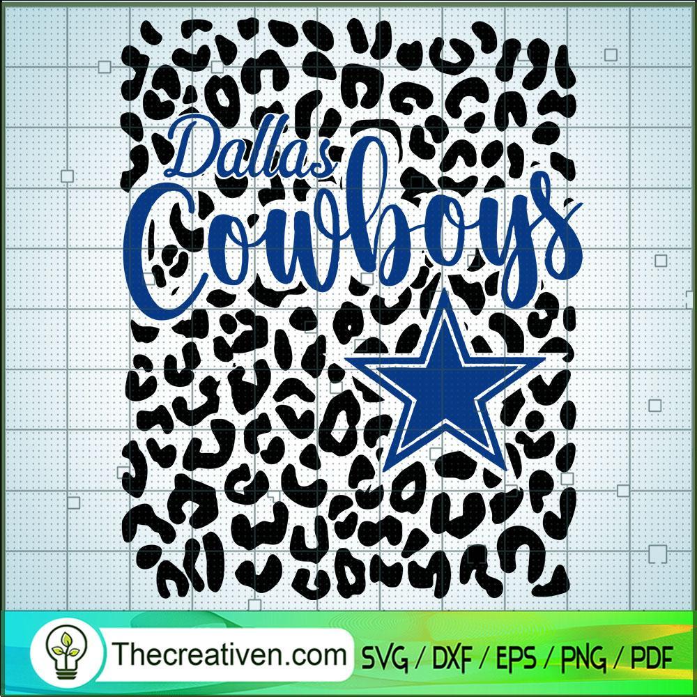 Blue Dallas Cowboys SVG, Leopard Pattern SVG, NFL Sports SVG 1 Blue Dallas Cowboys SVG, Leopard Pattern SVG, NFL Sports SVG
