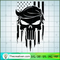 Trump Skull SVG Cut File for Cricut & Silhouette