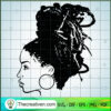 Locs Hair Girls SVG, Black Girls SVG, Africa Women SVG 3 655 copy