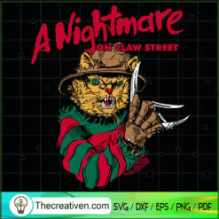 A Nightmare On Claw Street SVG Cut File for Cricut & S Design 49954