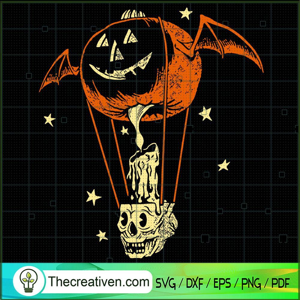 Skull Hot Air Ballon SVG, Skull Fly SVG, Halloween Ballon SVG 1 Skull Hot Air Ballon SVG, Skull Fly SVG, Halloween Ballon SVG