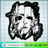 Four Horror Face SVG, Horror Movie SVG, Halloween SVG