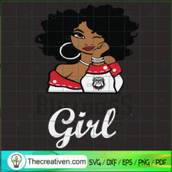 Black Girls Bulldogs SVG Cut File for Cricut & Silhouette